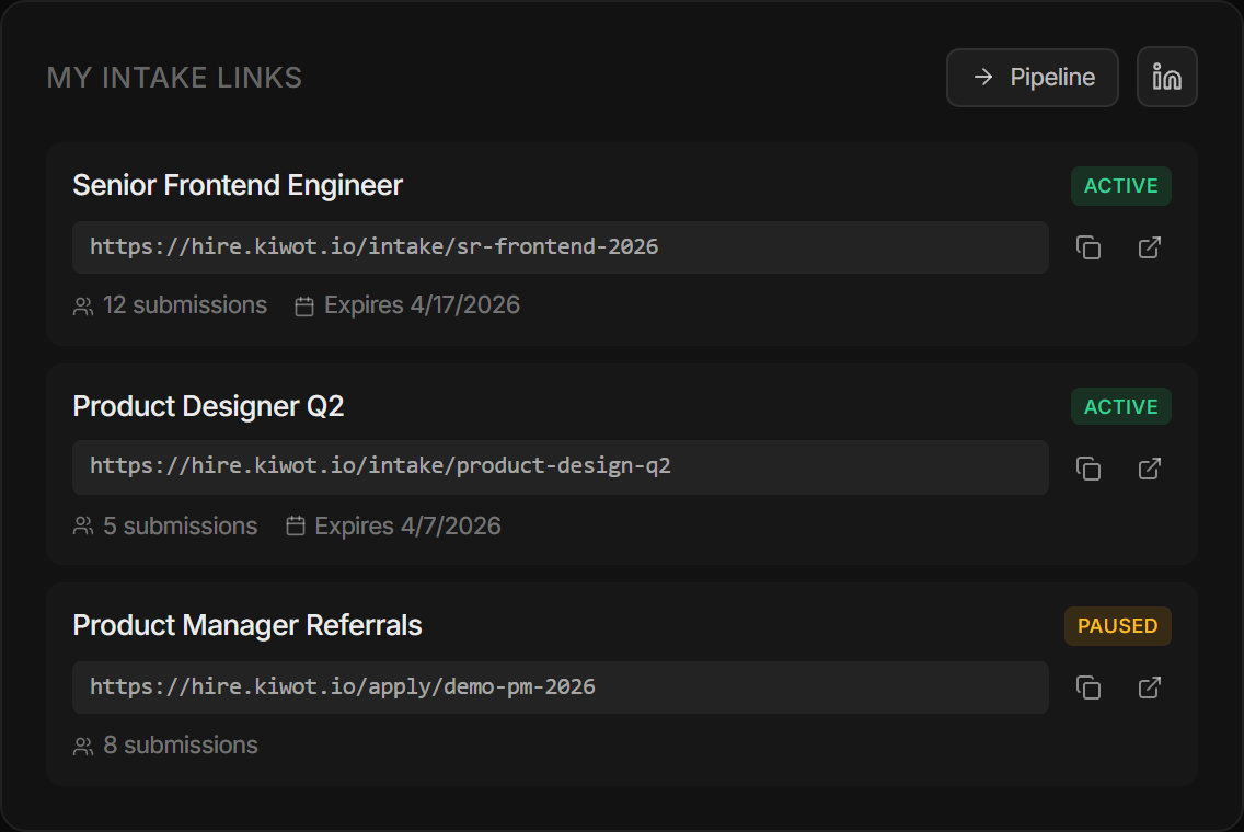 Share job links that work for you